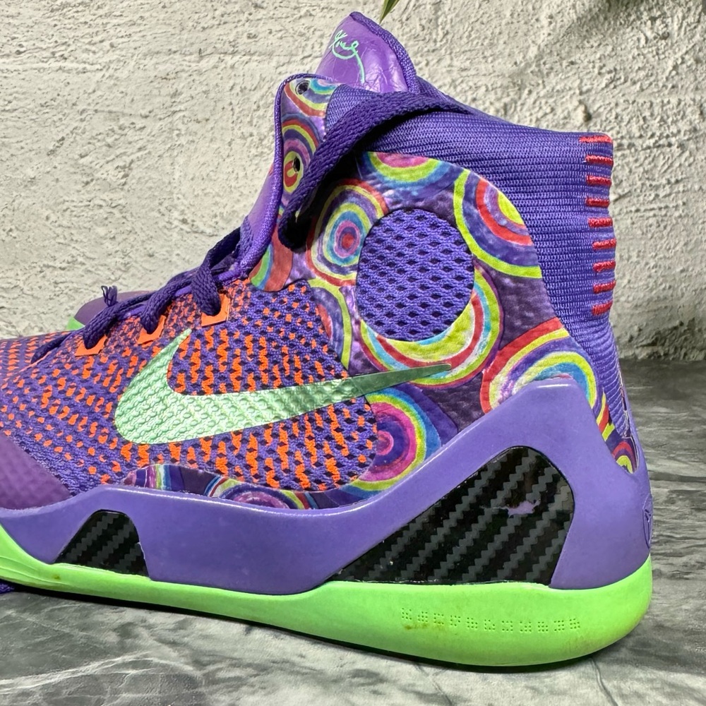 NIKE Kobe Elite 9 Purple Venom size 5Y / or 6.5 women’s - Picture 4 of 9